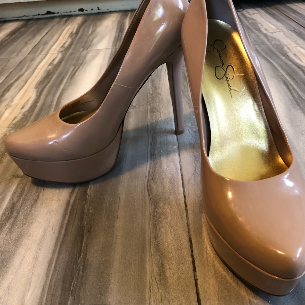 Nude Jessica Simpson Stilettos